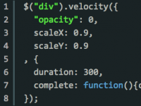 Velocity.jsを使用してjQueryでanimationを軽快に行う
